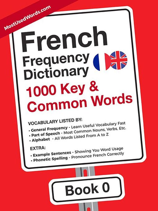 Cover image for French Frequency Dictionary--1000 Key & Common French Words in Context